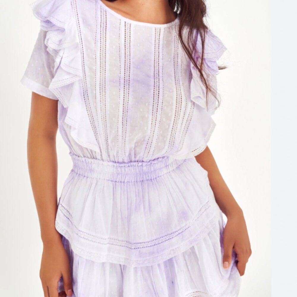 Loveshackfancy Natasha dress purple